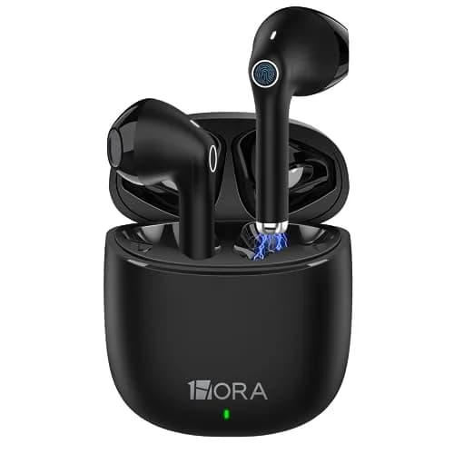 1 Hora Wireless Earbuds Black | Bluetooth 5.3, 22 Hours Playtime, Clear Calls, Deep Bass thumbnail 1