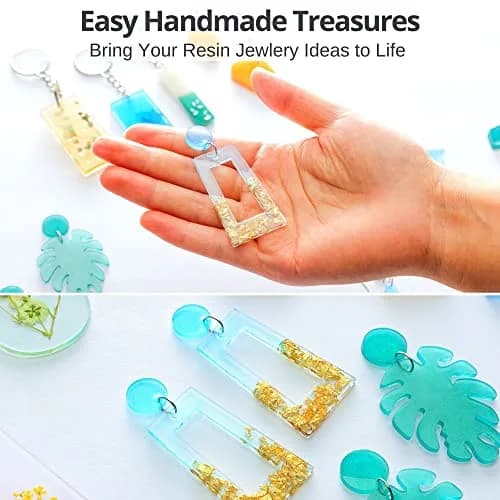 Piccassio Resin Jewelry Kit for Beginners | Complete DIY Craft Set with Molds & Tools thumbnail 2