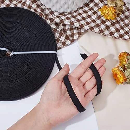 PH PandaHall Cotton Covered Boning, 10mm Wide x 12 Yards Long, Black | Provides Shape and Support for Garments thumbnail 5