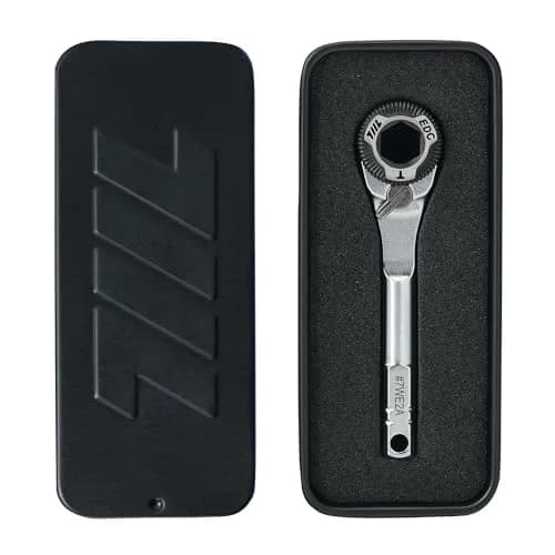 711L 1/4" EDC Ratchet Wrench MK2 with Geared Thumb Wheel | Compact, Alloy Steel, Taiwan Made thumbnail 1