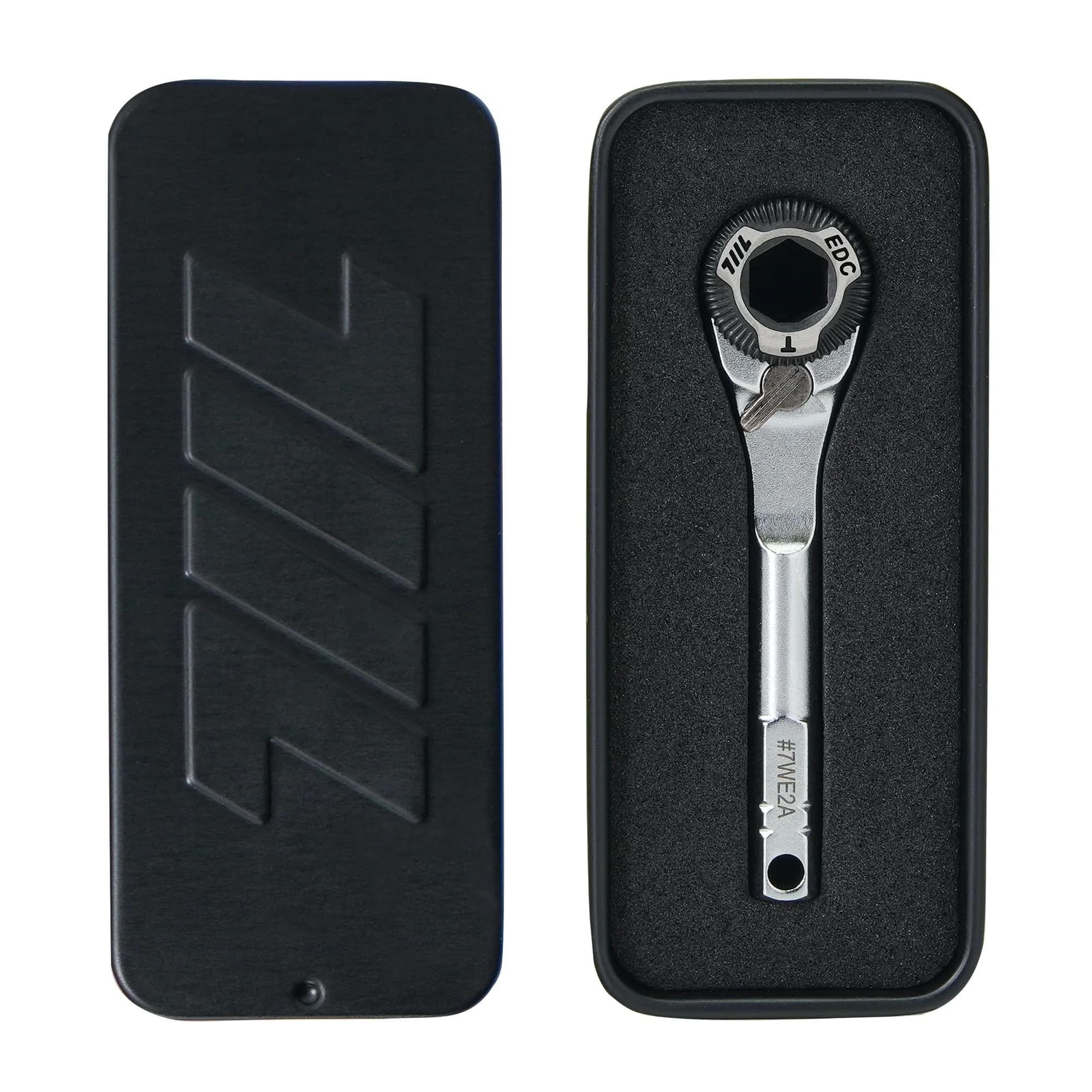 711L 1/4" EDC Ratchet Wrench MK2 with Geared Thumb Wheel | Compact, Alloy Steel, Taiwan Made - main product image