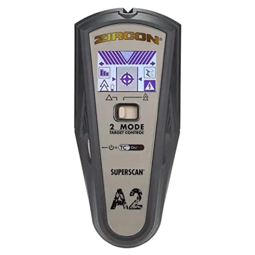 Zircon SuperScan A2 Advanced Stud Finder with 2 Mode Target Control | DeepScan & StudScan Modes thumbnail 1