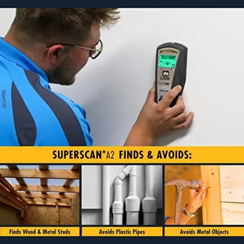 Zircon SuperScan A2 Advanced Stud Finder with 2 Mode Target Control | DeepScan & StudScan Modes thumbnail 4