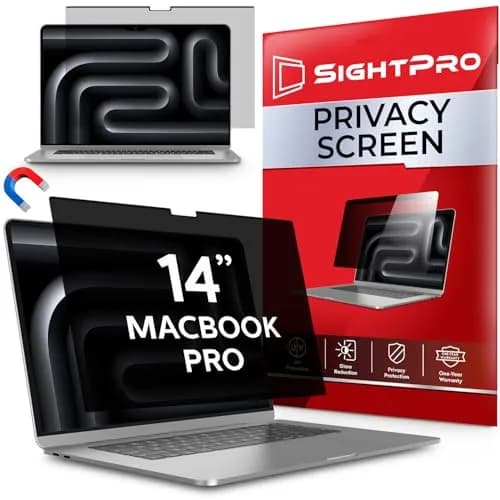 SightPro Magnetic Privacy Screen for MacBook Pro 14 Inch (2021-2026, M1-M5 Pro, Max) | Anti-Spy Filter thumbnail 1