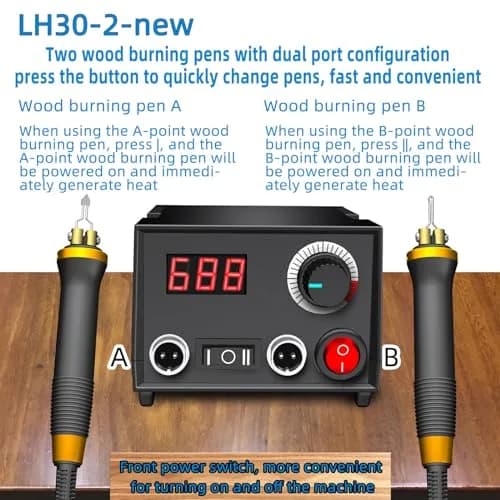 FIRElood LH30 Wood Burning Kit | Digital Temp Control for Adults & Beginners thumbnail 2
