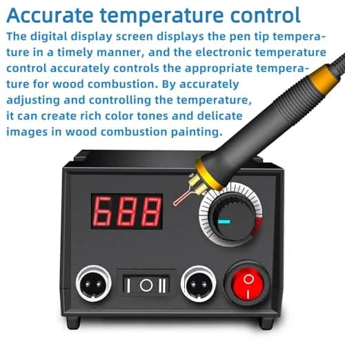 FIRElood LH30 Wood Burning Kit | Digital Temp Control for Adults & Beginners thumbnail 3