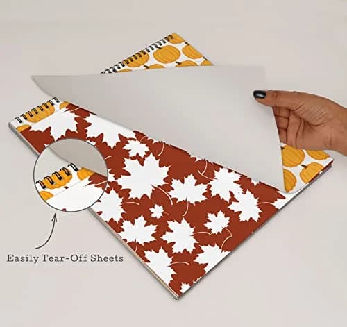 Inkdotpot 25 Sheets Autumn Fall Theme Texture Scrapbook Paper Pad 12x12 | Colorful Decorative Cardstock for DIY Crafts thumbnail 3