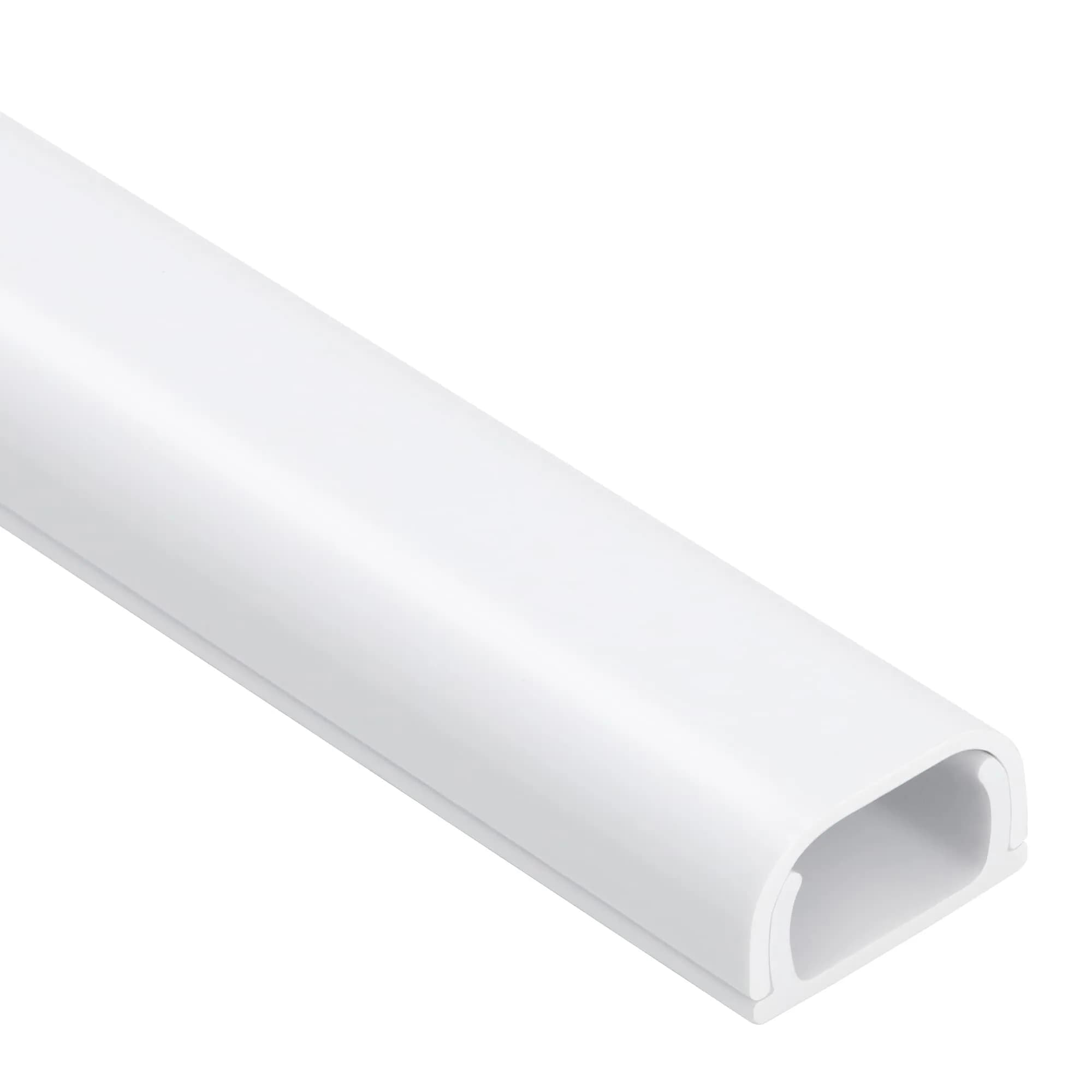 ZhiYo 73" Cord Covers for Wires on Wall, White Cord Hider, 0.7" W x 0.4" H | Wall Cable Management Solution - main product image