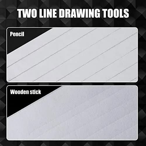 Fainne 2-Pack Plastic Straight Line Stencil Template 29cm (11.4 Inch) | Tidy Handwriting & Lettering Guide thumbnail 4