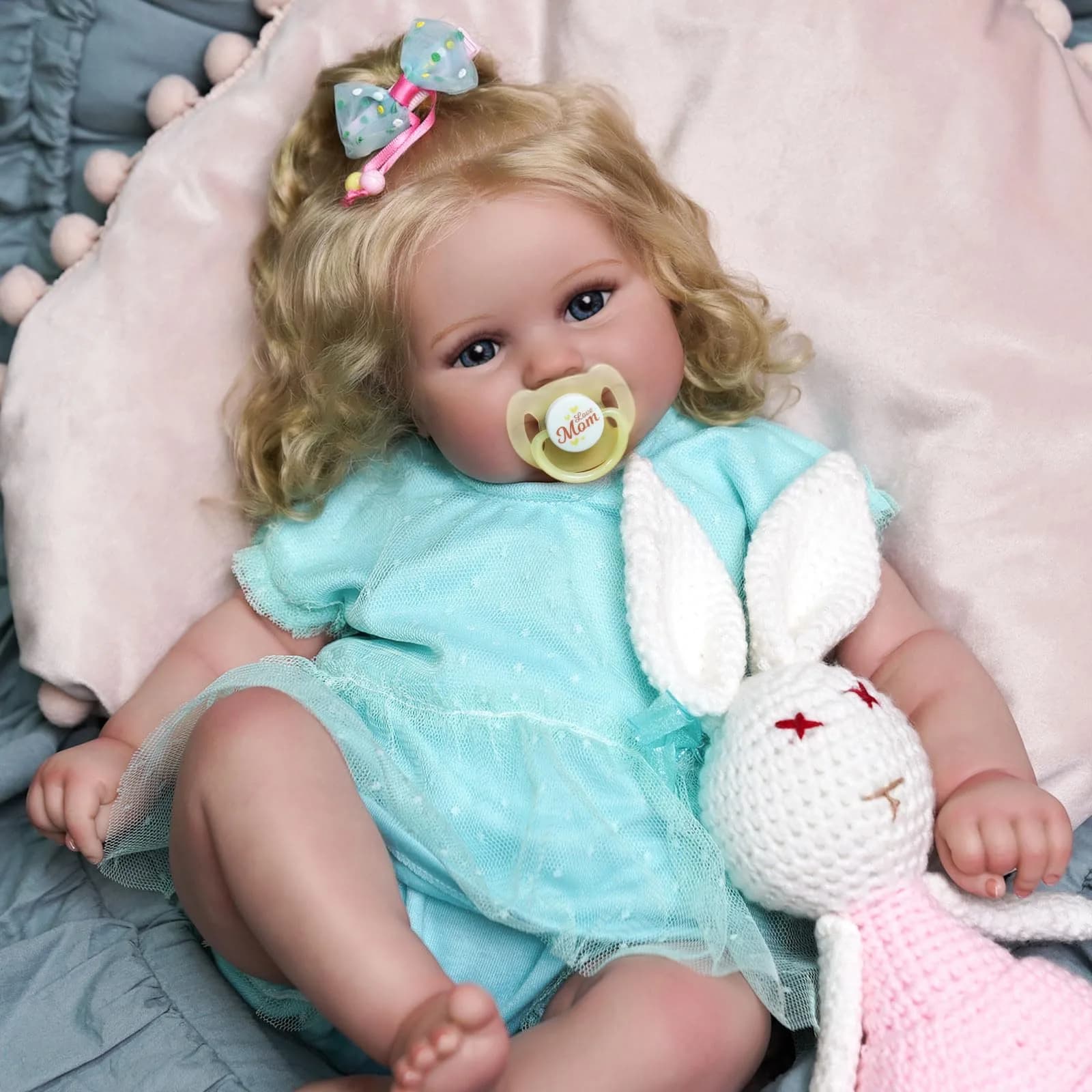 JIZHI 20 Inch Reborn Baby Doll with Accessories | Realistic Lifelike Doll for Ages 3+