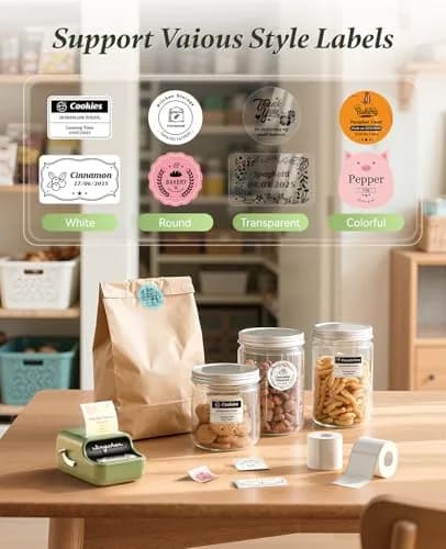 NIIMBOT B21 Thermal Label Maker Printer Green | Portable Bluetooth Connectivity thumbnail 5