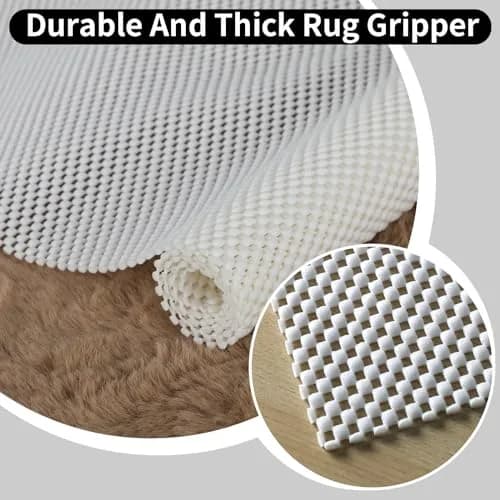 FestiCorp Non Slip Rug Pads 6x9 Ft | Heavy Duty Anti-Slip Rug Grip for Hardwood & Tiles thumbnail 3