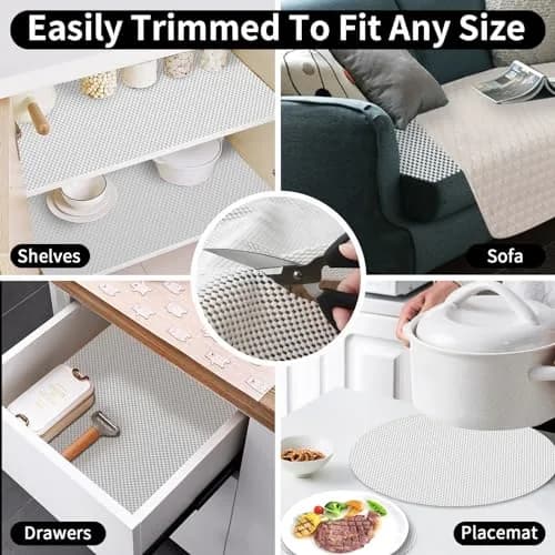 FestiCorp Non Slip Rug Pad Gripper 61cm x 91cm (2x3 Ft) | Prevents Rug Slipping on Hardwood & Tile thumbnail 4