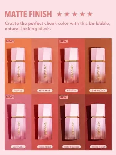 SHEGLAM Liquid Blush for Cheeks Matte Finish 0.18 Fl Oz | Long Wear, Hydrating, Cruelty-Free thumbnail 4