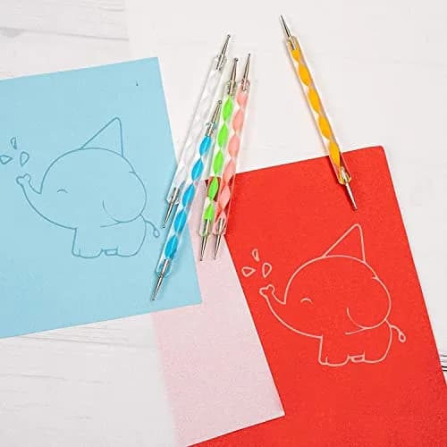 Ueerdand Art Media Paper Transfer Tracing Paper 11.7 x 8.3 Inch | Reusable Carbon Sheets & Styluses for DIY Art & Craft thumbnail 6