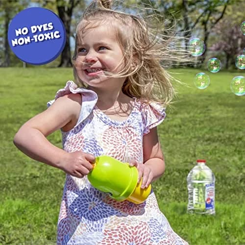 Fubbles Premium Bubble Solution 1.89 L (64 oz) | Non-Toxic, USA-Sourced for All Bubble Machines thumbnail 4
