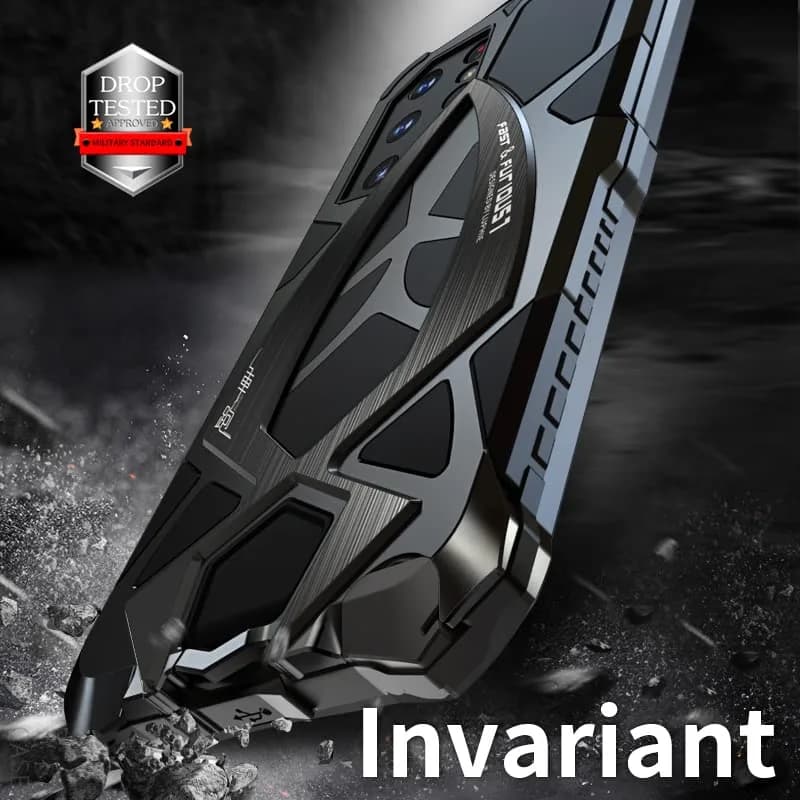 Lunivop Heavy Duty Metal Case for Samsung Galaxy S22 Ultra (6.8 inch) | Military Grade Protection thumbnail 11