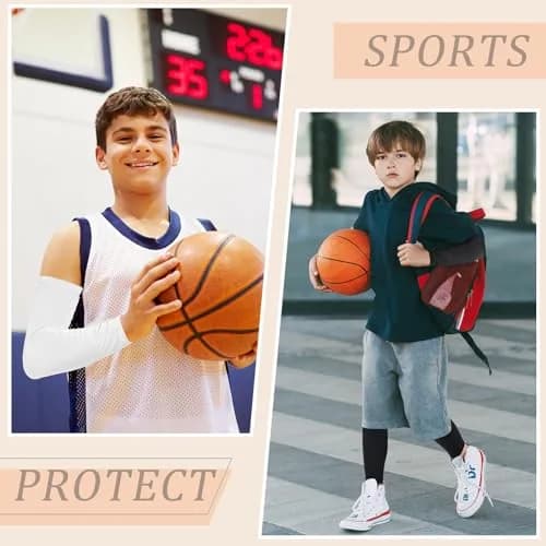 Geyoga Kids Compression Arm and Leg Sleeves Medium | Support & Sun Protection thumbnail 5