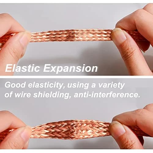 QuQuyi Copper Braided Ground Strap 9.84ft | Flexible Copper Wire for Grounding & Shielding thumbnail 5