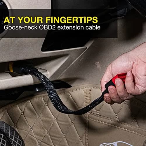 LAUNCH OBD2 Extension Cable 36cm (1.2FT) | Bendable 16-Pin Male to Female Cord thumbnail 9