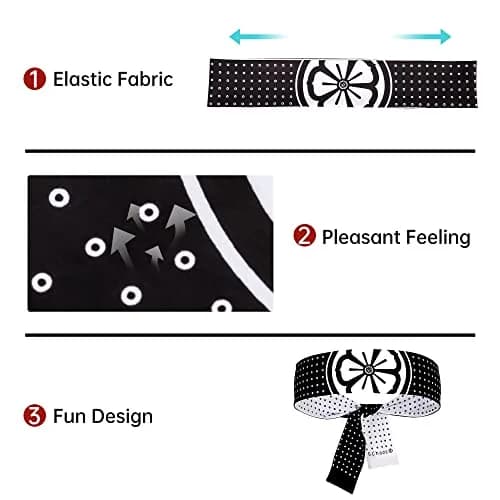 5Chaos Miyagi Do Karate Headband Costume, Daniel Larusso Head Tie 5.1cm (2" W) x 96.5cm (38" L) | Reversible Polyester Blend thumbnail 4