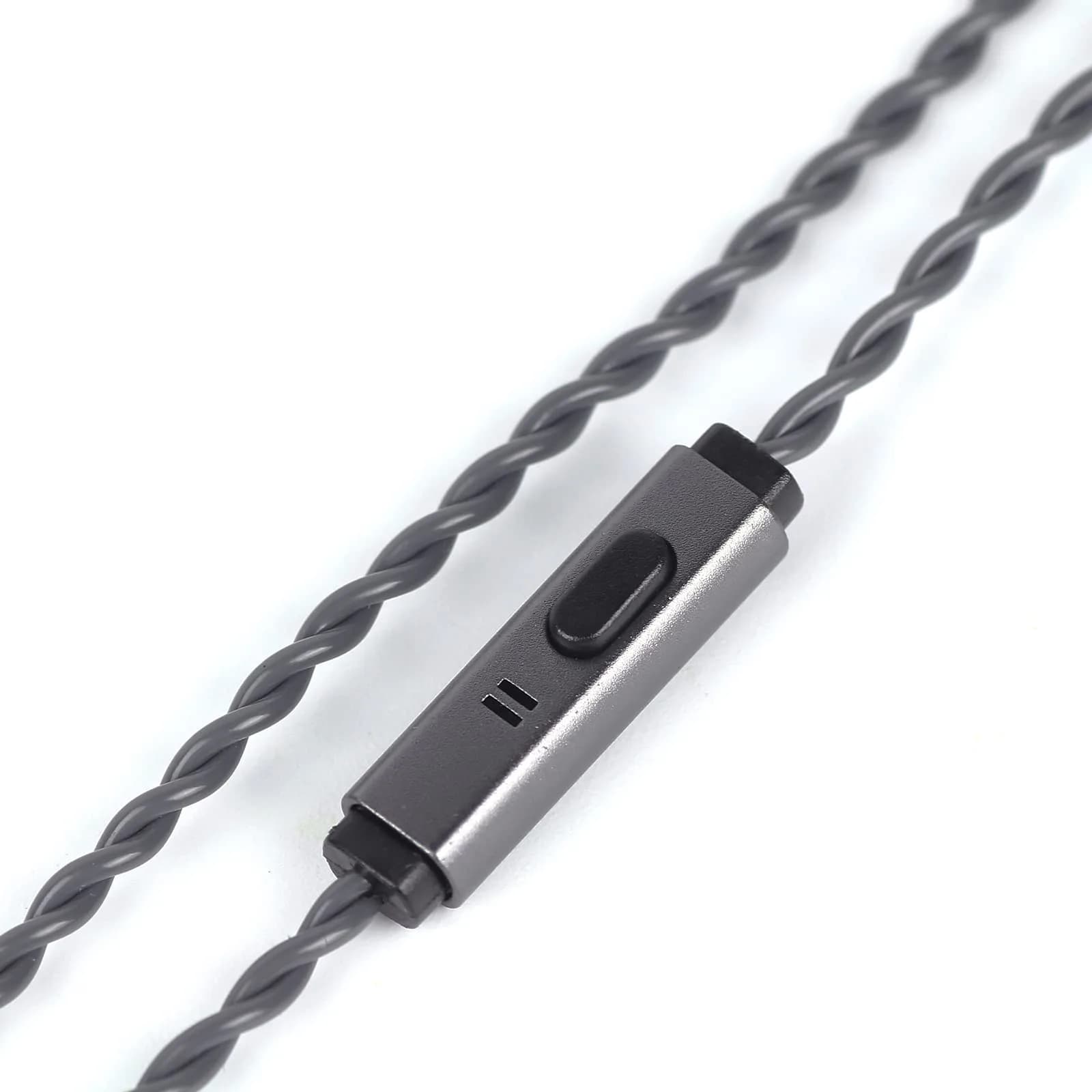 Linsoul Tripowin Grace Silver-Plated OFC Earphone Cable w/Mic | 1.25M, 3.5mm Plug, 0.78mm 2Pin, Microphone, Silver-Plated OFC, Soft Braided - main product image