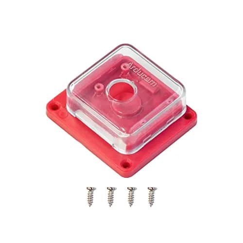 Arducam ABS Camera Case for Raspberry Pi Module 3, V1, V2 — Transparent, 25mm x 24mm Mount thumbnail 1