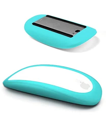 IRAINSUN Magic Mouse Silicone Case Cover for Apple Magic Mouse 1 & 2, Mint Green | Soft Touch Grip thumbnail 1