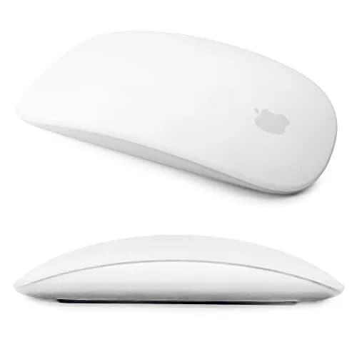 IRAINSUN Magic Mouse Silicone Case Cover for Apple Magic Mouse 1 & 2, White | Soft Ultra-Thin Silicone Skin thumbnail 1