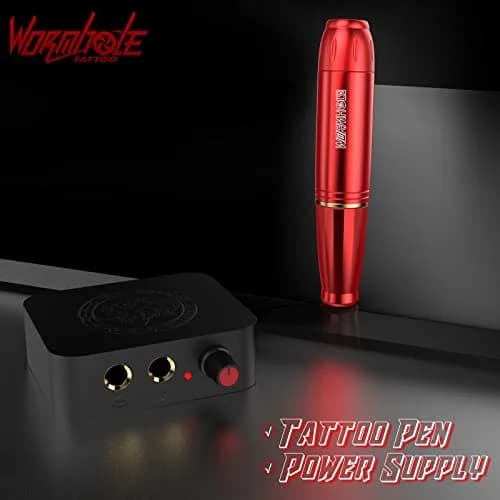 Wormhole Tattoo Kit Complete Rotary Machine Pen for Beginners WTK070-B | Professional Tattoo Gun Supplies thumbnail 5