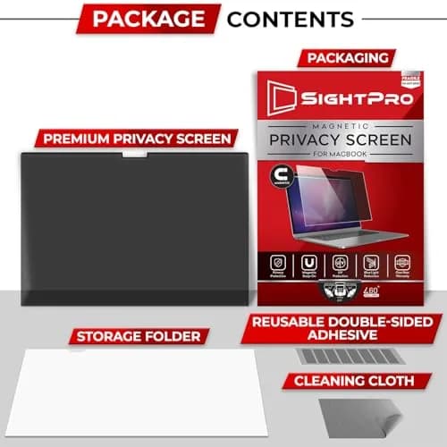 SightPro Magnetic Privacy Screen for MacBook Pro 16 Inch (2021-2026) | Protects Screen & Ensures Privacy thumbnail 5