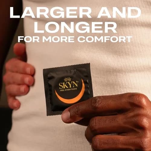 SKYN Elite Large Ultra-Thin Lubricated Condoms, 36 Count | Latex-Free Polyisoprene for Enhanced Sensitivity thumbnail 3