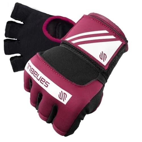 Sanabul Gel Boxing Hand Wraps for Men & Women Purple/White | Superior Knuckle & Wrist Support thumbnail 1