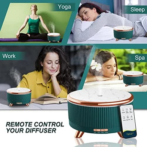 Jpord 500ml Cool Mist Aroma Diffuser with Remote & 7-Color LED | Covers Up to 380 sq ft thumbnail 6