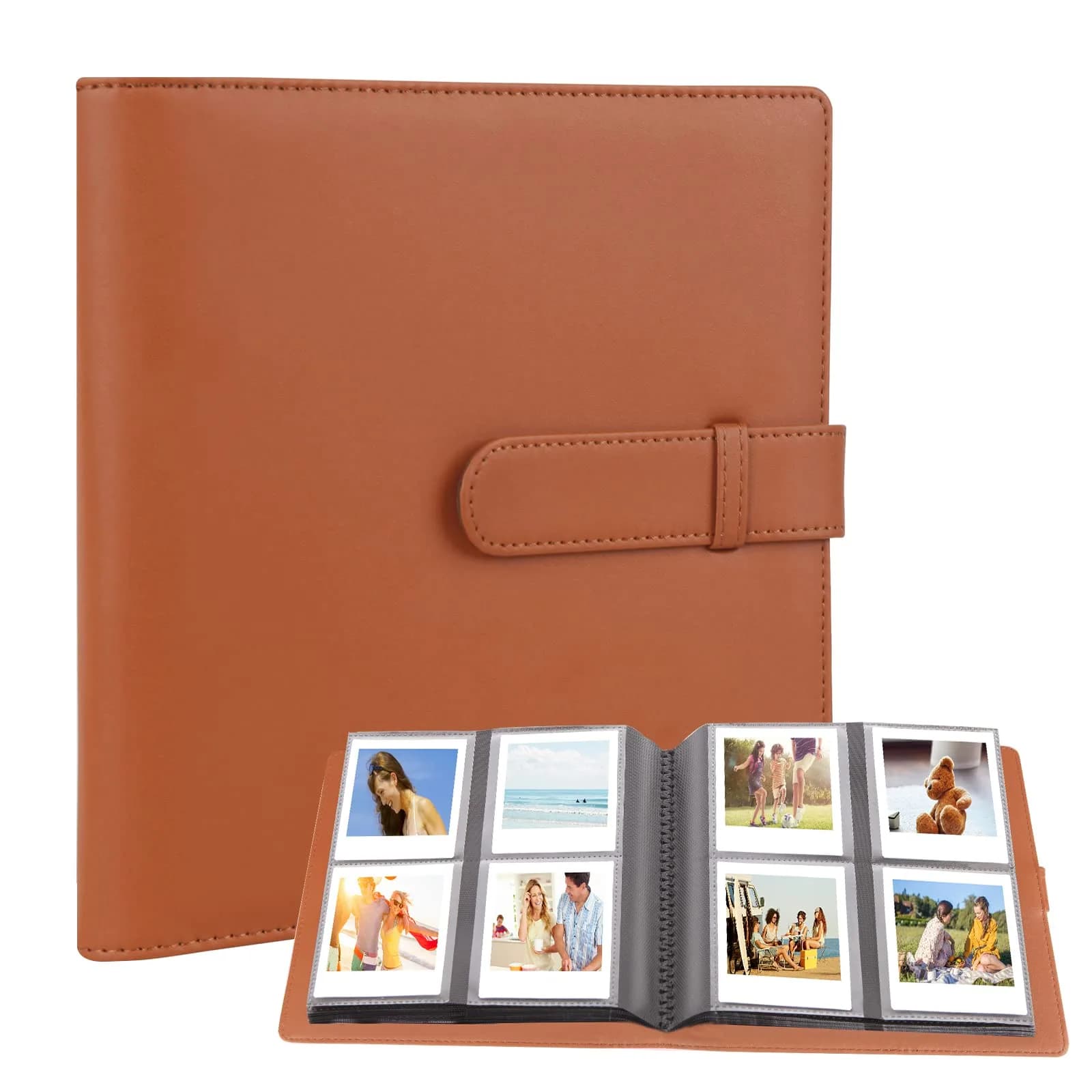 Rekeen Photo Album for Instax Square Photos 288 Pockets | Large Capacity, Brown - main product image
