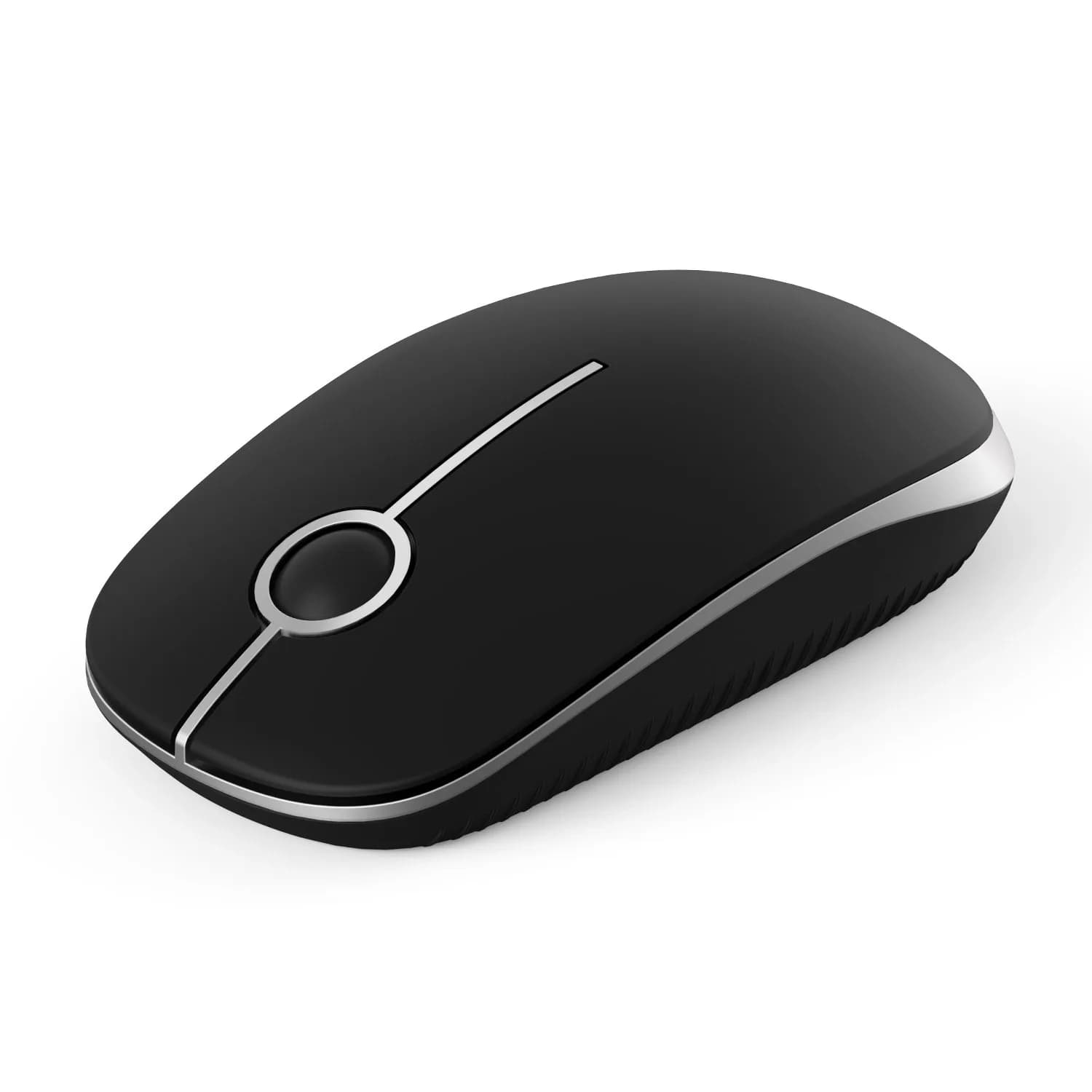 Unipows Wireless Mouse-2.4G Slim Portable Computer Mouse with Nano Receiver | 15.99 USD | 5M Clicks | Gradient Pink-Purple — Black and Silver