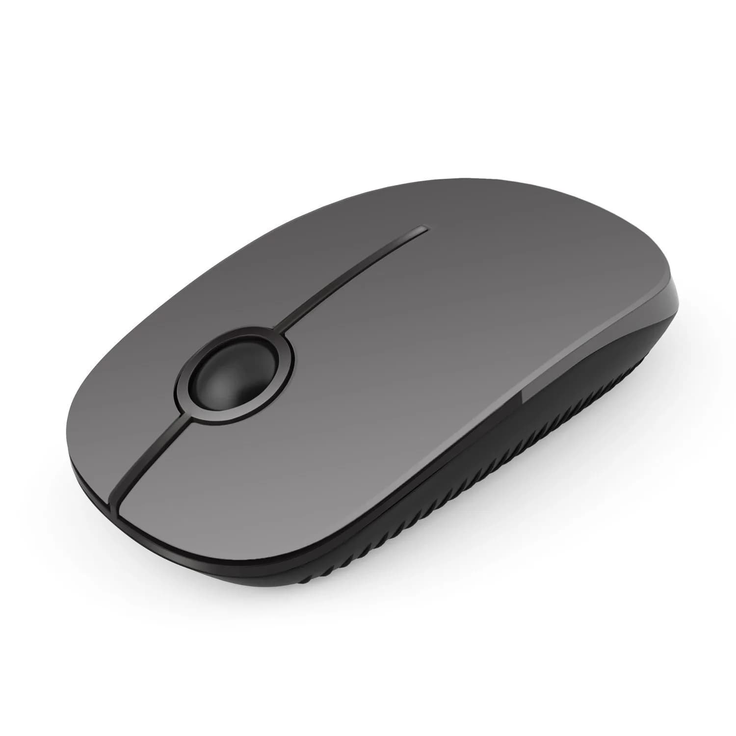 Unipows Wireless Mouse-2.4G Slim Portable Computer Mouse with Nano Receiver | 15.99 USD | 5M Clicks | Gradient Pink-Purple — Black and Grey