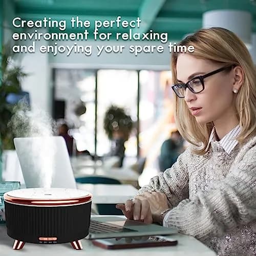 Jpord Aroma Diffuser 500ml | Ultrasonic Mist, 4 Modes, Whisper-Quiet, Remote & 7-Color LED thumbnail 6