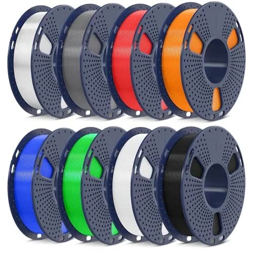 SUNLU 250g PLA Filament Bundle 1.75mm | Multicolor 3D Printer Filament for Precise, Beginner-Friendly Prints thumbnail 1