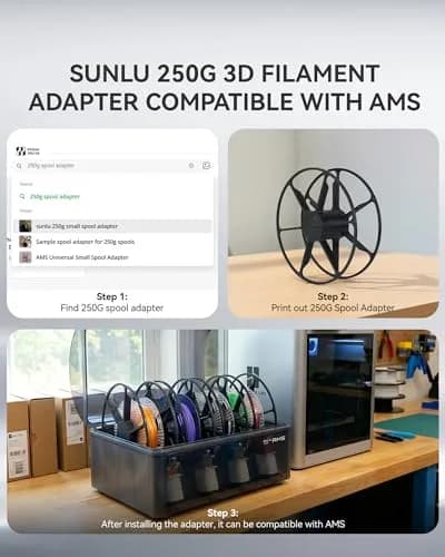SUNLU 250g PLA Filament Bundle 1.75mm | Multicolor 3D Printer Filament for Precise, Beginner-Friendly Prints thumbnail 8