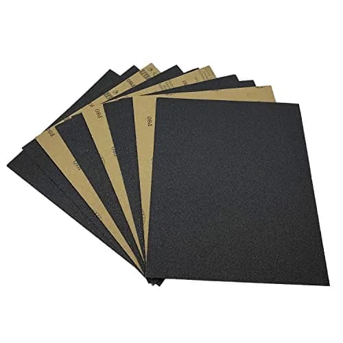 AutKerige 80 Grit Wet Dry Sandpaper Sheets 9x11 Inch (10-Pack) | Silicon Carbide for Wet/Dry Sanding thumbnail 1