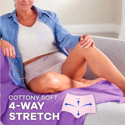 Always Discreet Incontinence Underwear for Women Maximum Absorbency S/M 42 Count | Disposable Protection thumbnail 7