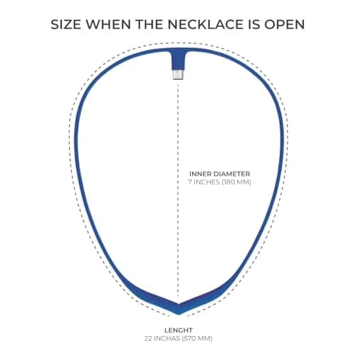 Upright GO Magnetic Necklace (Small, Navy Blue) | Posture Trainer Accessory for GO2 & GOS thumbnail 6