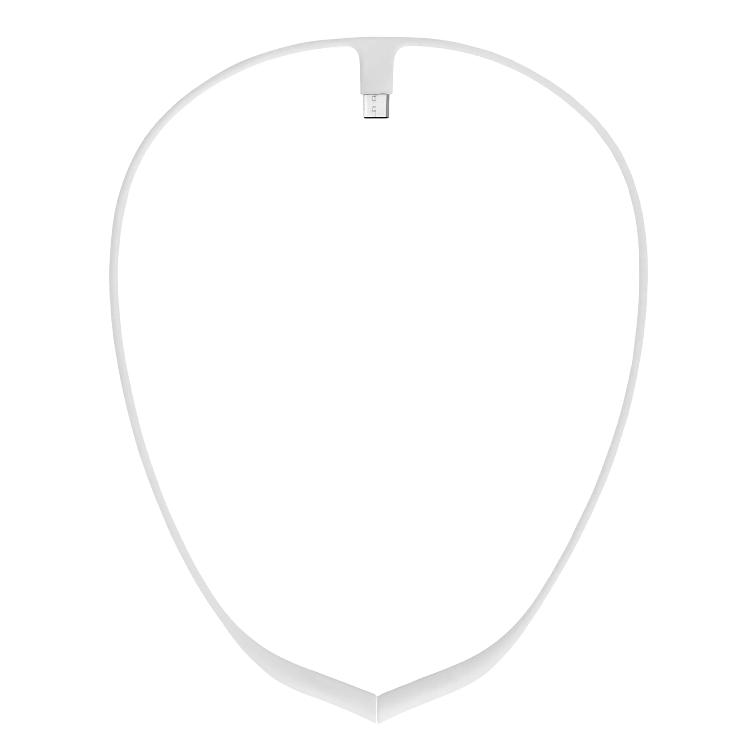 Upright GO Magnetic Necklace for GO S and GO 2 Posture Trainer (White) | Silicone, Adhesive-Free - main product image