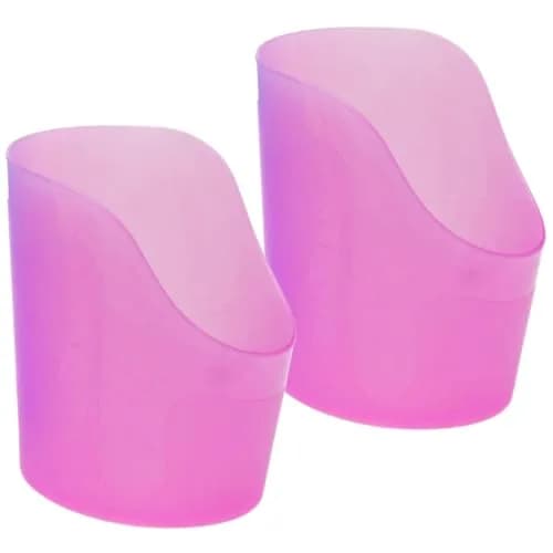 TalkTools Cut-Out Cups for Special Needs - 1.5 Oz Pink (2-Pack) | Motor and Coordination Support for Elderly thumbnail 1