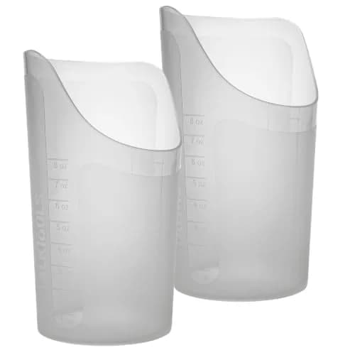 TalkTools Cut-Out Nosey Cups for Adults - 240ml (8oz) 2-Pack | Stable Position Drinking Aid thumbnail 1