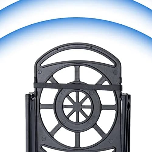 Xiaokeis Portable Electronic Device Stand Support for Dual Phones | Silent Step Counter & Holder, Black thumbnail 7