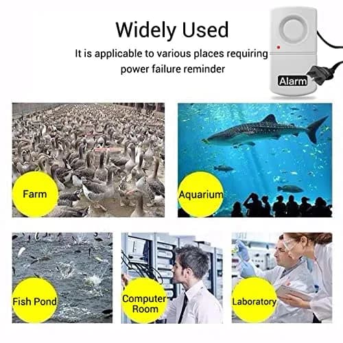 Gegong Automatic Power Failure Alarm 120dB with LED Indicator | 265V High Voltage Resistant thumbnail 4