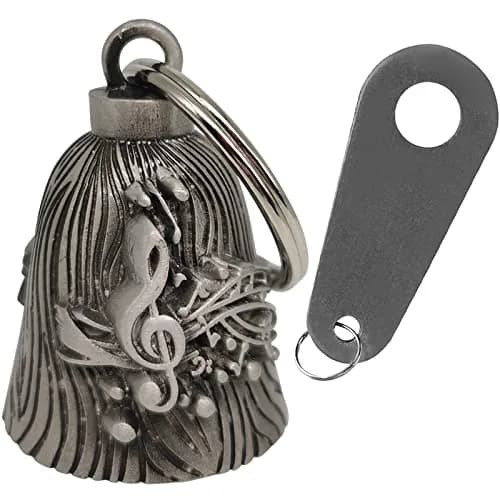 Dream Apparel Musical Note Guardian Angel Motorcycle Bell | Ride with Good Luck Charm thumbnail 1