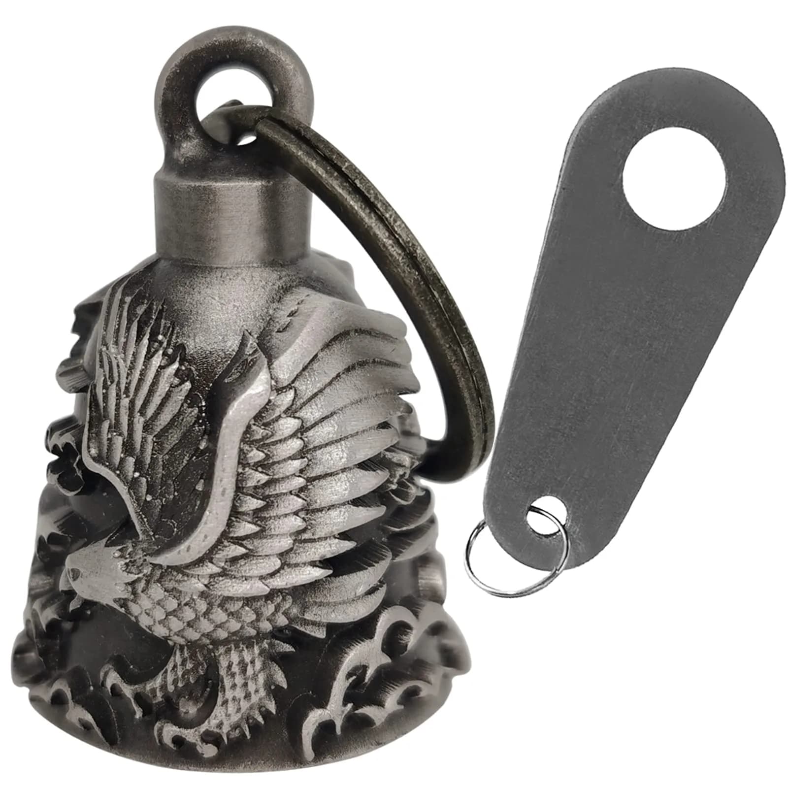 Dream Apparel Eagle Guardian Angel Motorcycle Bell - Drive Away Gremlins